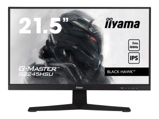 Iiyama G-MASTER Black Hawk G2245HSU-B2 - Monitor LED - 22" (21.5" widoczny) - 1920 x 1080 Full HD (1080p) @ 100 Hz - IPS - 300 c