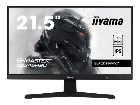 Iiyama G-MASTER Black Hawk G2245HSU-B2 - Monitor LED - 22" (21.5" widoczny) - 1920 x 1080 Full HD (1080p) @ 100 Hz - IPS - 300 c