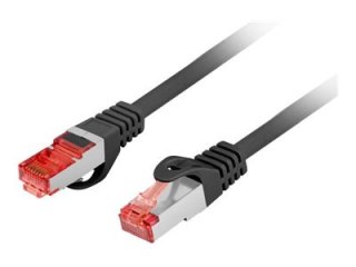 Lanberg - Kabel krosowy - RJ-45 (M) do RJ-45 (M) - 15 m - 5.7 mm - S/FTP - CAT 6 - bezhalogenowe, bez wystających elementów - cz