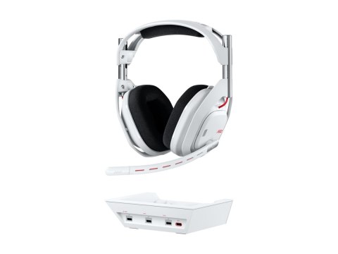 Logitech G Astro A50 - 5. generacji - słuchawka - pełna wielkość - Bluetooth / LIGHTSPEED - bezprzewodowa - biały