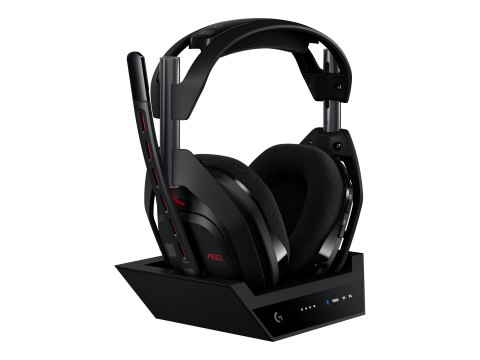 Logitech G Astro A50 - 5. generacji - słuchawka - pełna wielkość - Bluetooth / LIGHTSPEED - bezprzewodowa - czarny