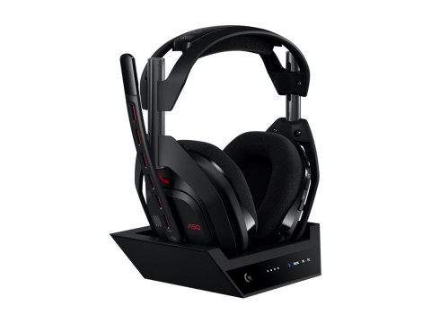 Logitech G Astro A50 - 5. generacji - słuchawka - pełna wielkość - Bluetooth / LIGHTSPEED - bezprzewodowa - czarny