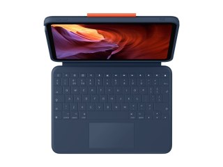 Logitech Rugged Combo 4 Touch - Etui na klawiaturę - z panel dotykowy - Apple Smart connector - QWERTY - Wielka Brytania - klasy