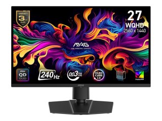 MSI MAG 271QP X24 - Monitor OLED - gaming - 27" (26.5" widoczny) - 2560 x 1440 WQHD @ 240 Hz - 1000 cd/m² - 1500000:1 - DisplayH