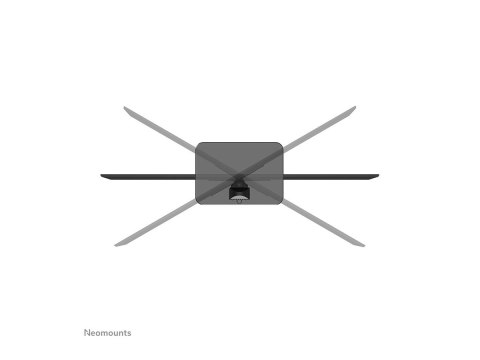 Neomounts DS45-430BL12 - Stojak - dla TV - stal - czarny - rozmiar ekranu: 23"-43" - podstawa stołowa