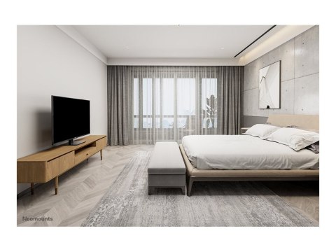Neomounts DS45-430BL12 - Stojak - dla TV - stal - czarny - rozmiar ekranu: 23"-43" - podstawa stołowa