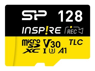 SILICON POWER Inspire - Karta pamięci flash - 256 GB - A2 / Video Class V30 / UHS-I U3 / Class10 - microSDXC UHS-I U3 - z Czytni