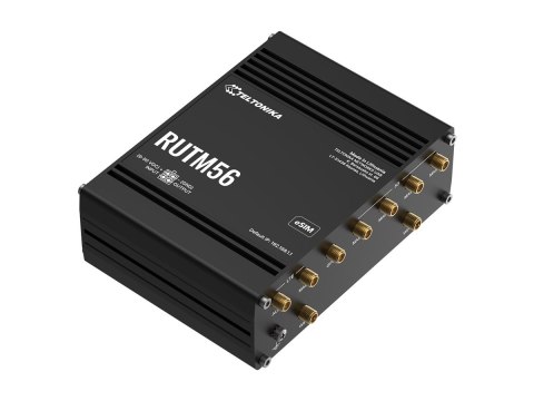 Teltonika RUTM56 - Router bezprzewodowy - siatka - WWAN przełącznik 4-portowy - 1GbE - Wi-Fi 5 - Dwuzakresowy - 5G, 4G, 3G, 2G -