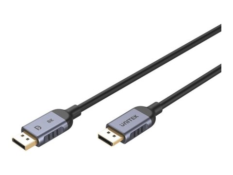 Unitek - Kabel portu wyświetlacza - DisplayPort 20-pin (M) do DisplayPort 20-pin (M) - DisplayPort 1.4 - 1.5 m - obsługa 8K - ko