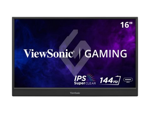 ViewSonic VX1654 - Monitor LED - gaming - 16" (15.6" widoczny) - przenośny - 1920 x 1080 Full HD (1080p) @ 144 Hz - 250 cd/m² - 