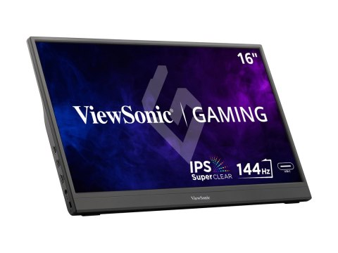 ViewSonic VX1654 - Monitor LED - gaming - 16" (15.6" widoczny) - przenośny - 1920 x 1080 Full HD (1080p) @ 144 Hz - 250 cd/m² - 