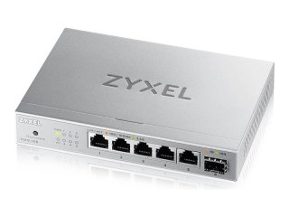 Zyxel XMG-100 Series XMG-105 - Przełącznik - bez zarządzania - 5 x 100/1000/2.5G + 1 x Gigabit SFP / 10 Gigabit SFP+ - stacjonar
