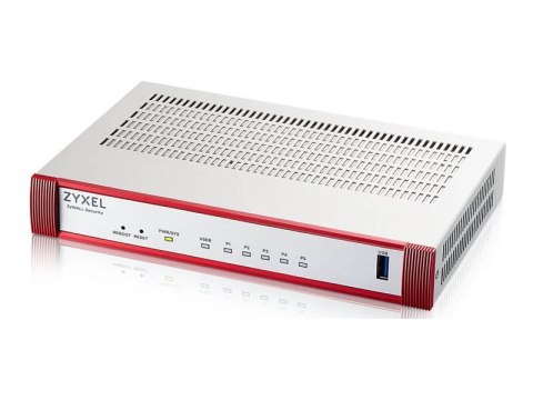 Zyxel USG Flex H Series 50HP - Zapora - z 1 rok Gold Security Pack - 5 porty - 1GbE - zarządzanie w chmurze - dla Zyxel SFP-1000