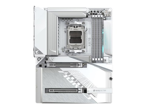 AORUS X870 STEALTH ICE - Płyta główna - ATX - Socket AM5 - AMD X870 Chipset - USB-C 3.2 Gen 2x2, USB 3.2 Gen 2, USB 3.2 Gen 1 - 