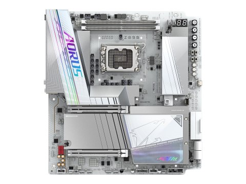 AORUS Z890 TACHYON ICE - Płyta główna - rozszerzenie ATX - Gniazdo LGA1851 - Z890 Chipset - USB-C 3.2 Gen 2x2, USB-C 3.2 Gen2, U