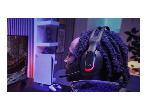 ASTRO Gaming A20 X - Słuchawka - pełna wielkość - Bluetooth / LIGHTSPEED - bezprzewodowa, przewodowa - USB-A, USB-C - czarny