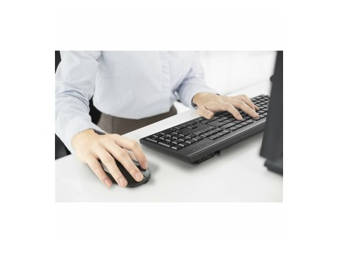 Kensington KM270 EQ - Zestaw klawiatura i mysz - full size - bezprzewodowa - 2.4 GHz, Bluetooth - QWERTY - Międzynarodowy USA