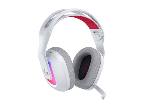 Logitech G Astro A20 X - Słuchawka - pełna wielkość - Bluetooth / LIGHTSPEED - bezprzewodowa, przewodowa - USB-A, USB-C - biały