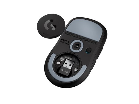 Logitech G PRO X SUPERLIGHT 2C - Mysz - 5 przyciski - bezprzewodowa, przewodowa - 2.4 GHz, USB - czarny