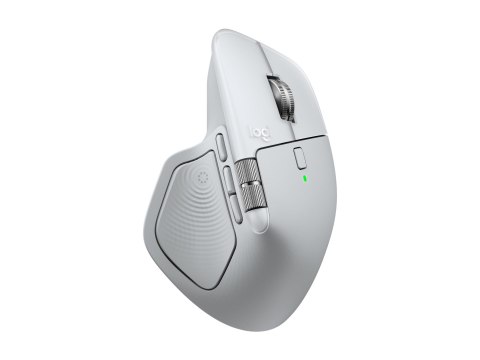 Logitech MX Master 4 for Mac - Mysz - 8 przyciski - bezprzewodowa - Bluetooth, 2.4 GHz - odbiornik bezprzewodowy USB - białe sre