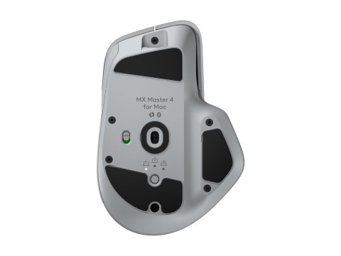 Logitech MX Master 4 for Mac - Mysz - 8 przyciski - bezprzewodowa - Bluetooth, 2.4 GHz - odbiornik bezprzewodowy USB - białe sre