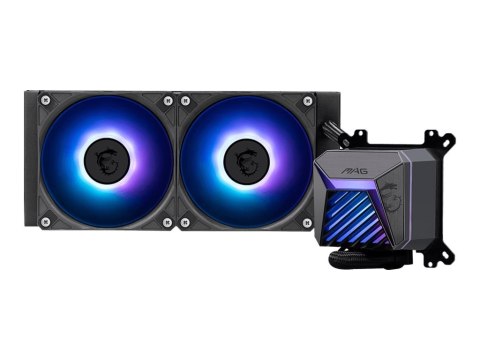 MSI MAG CORELIQUID A15 240 - Układ chłodzenia cieczą procesora - Rozmiar Radiatora: 240 mm - (na: LGA1851, LGA1700, AM5, AM4) - 
