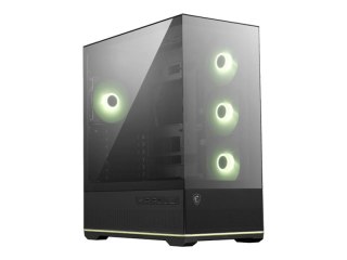 MSI MAG PANO 110R PZ - Mid tower - ATX - panel boczny z oknem (szkło hartowane) - brak zasilacza (ATX) - USB/dźwięk