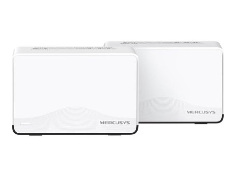 Mercusys Halo H27BE V1 - System Wi-Fi - (2 routery) - do 5000 metrów kwadratowych - siatka 1GbE, 2.5GbE, Wi-Fi 7 Dwuzakresowy