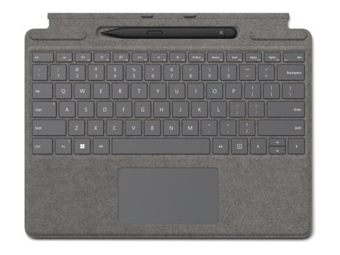 Microsoft Surface Pro Signature Keyboard - Klawiatura - z akcelerometr, gładzik, taca do przechowywania i ładowania Surface Slim