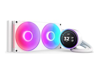 NZXT Kraken Elite 280 RGB - Układ chłodzenia cieczą procesora - z wyświetlaczem LCD - (na: LGA1851, LGA1700, LGA1200, LGA115x So