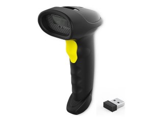 Qoltec - Skaner kodów paskowych - podręczna - 200 skan / sek. decoded - Bluetooth, RF(2.4 GHz)