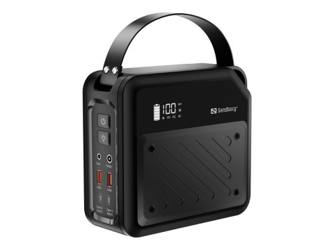 Sandberg Active 72000 - Przenośna stacja zasilania - AC 230 V / DC 5 - 20 V - 268 wat - litowo-żelazowo-fosforanowy - 72000 mAh 