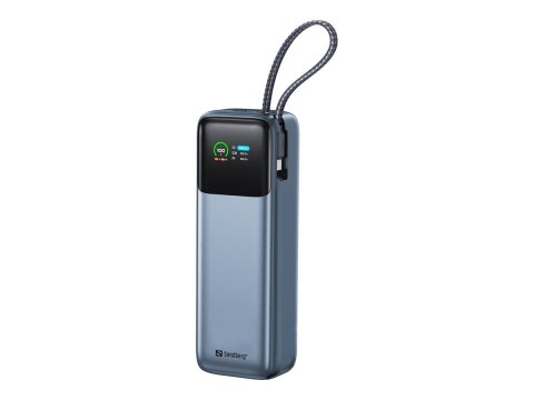 Sandberg All-in-1 - Powerbank - 5 / 9 / 12 / 15 / 20 V - 130 wat - litowo-polimerowa - 20000 mAh - 72 Wh - złącza wyjściowe: 2