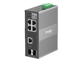 TP-Link Omada IES206G V1 - Przełącznik - przemysłowy - Tak - 4 x 10/100/1000 + 1 x Gigabit SFP + 1 x combo Gigabit SFP/RJ-45 - m