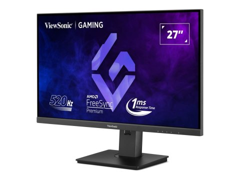ViewSonic XG2737 - Monitor LED - gaming - 27" - 1920 x 1080 Full HD (1080p) @ 520 Hz - IPS - 400 cd/m² - 1000:1 - HDR10 - 1 ms -