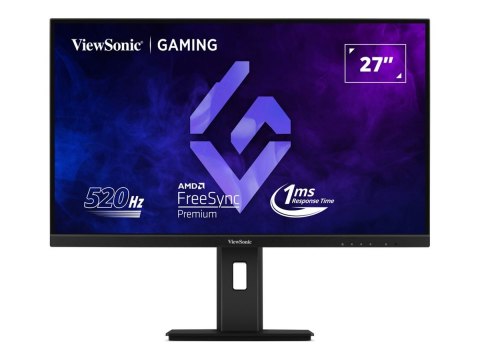 ViewSonic XG2737 - Monitor LED - gaming - 27" - 1920 x 1080 Full HD (1080p) @ 520 Hz - IPS - 400 cd/m² - 1000:1 - HDR10 - 1 ms -