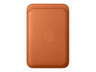 Apple - Etui na komórkę / kartę kredytową - zgodność MagSafe - mikro tkanina o splocie ukośnym, FineWoven - pomarańczowy lis