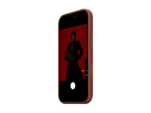 Apple - Pokrywa ochronna dla telefonu komórkowego - zgodność MagSafe - TechWoven - sienna - dla iPhone 17 Pro