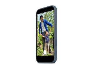 Apple - Pokrywa ochronna dla telefonu komórkowego - zgodność MagSafe - silikon - niebieski kotwica - dla iPhone 17