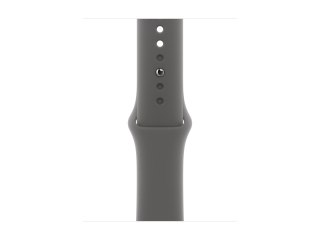 Apple Watch Series 11 (GPS + Cellular) - 42 mm - naturalny tytan - inteligentny zegarek z pasek sportowy - guma fluorokarbonowa 
