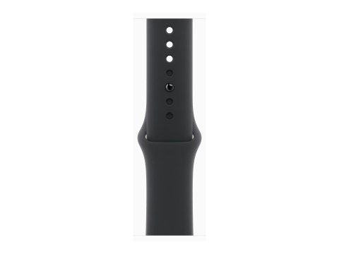 Apple Watch Series 11 (GPS + Cellular) - 46 mm - aluminium w kolorze jet black - inteligentny zegarek z pasek sportowy - guma fl