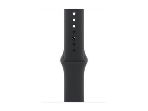Apple Watch Series 11 (GPS + Cellular) - 46 mm - aluminium w kolorze jet black - inteligentny zegarek z pasek sportowy - guma fl