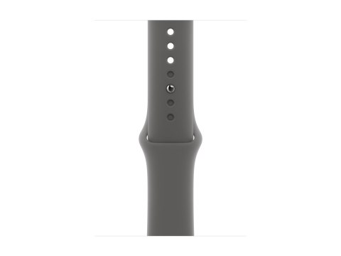 Apple Watch Series 11 (GPS + Cellular) - 46 mm - naturalny tytan - inteligentny zegarek z pasek sportowy - guma fluorokarbonowa 