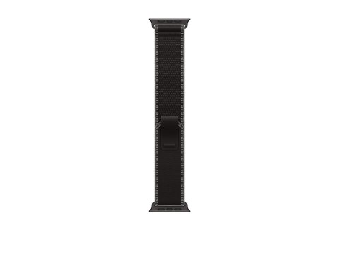 Apple Watch Ultra 3 - 49 mm - czarny tytan - Tak inteligentny zegarek z Trail Loop - splot nylonowy - czarny/węglisty - rozmiar 