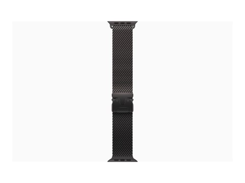 Apple Watch Ultra 3 - 49 mm - czarny tytan - Tak inteligentny zegarek z pętla mediolańska - rozmiar opaski: S - 64 GB - LTE, NFC