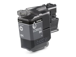 Brother LC552XLBK - Wysoka Wydajność - czarny - oryginał - pakiet poduszek - pojemnik na tusz