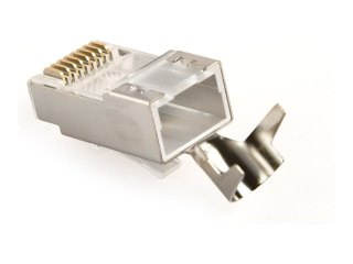 Cablexpert - Złącze sieciowe - RJ-45 (M) - ekranowana - CAT 7 - złącze pass-through (pakiet 10)