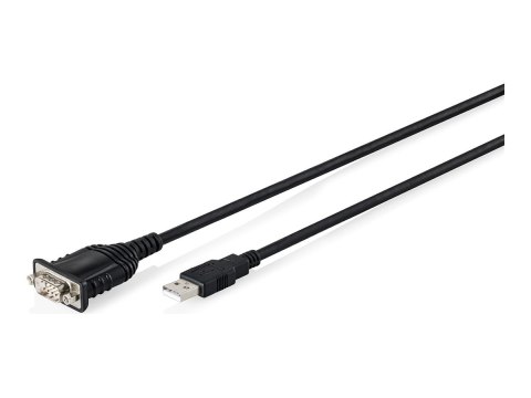 DIGITUS - Kabel szeregowy konsoli - USB (M) do DB-9 (M) - 1.8 m - dupleks - USB 2.0 - czarny