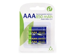 Gembird - Bateria - ładowalny 4 x AAA - alkaliczna - 850 mAh