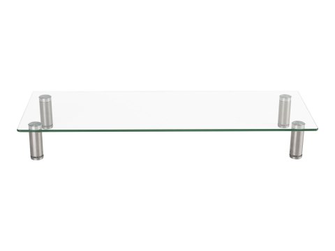 Gembird - Stojak - dla panel płaski - średni - stainless steel, szkło hartowane